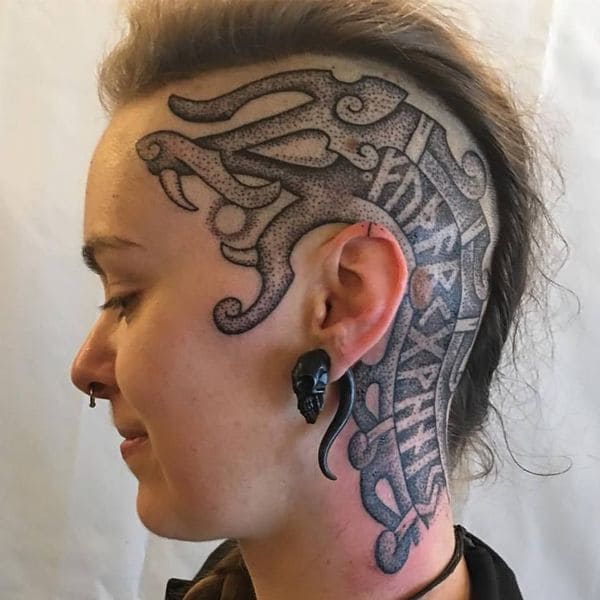 tatuajes de dragones nordicos